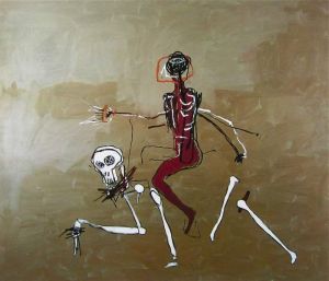 Jean-Michel Basquiat: Riding With Death wall art