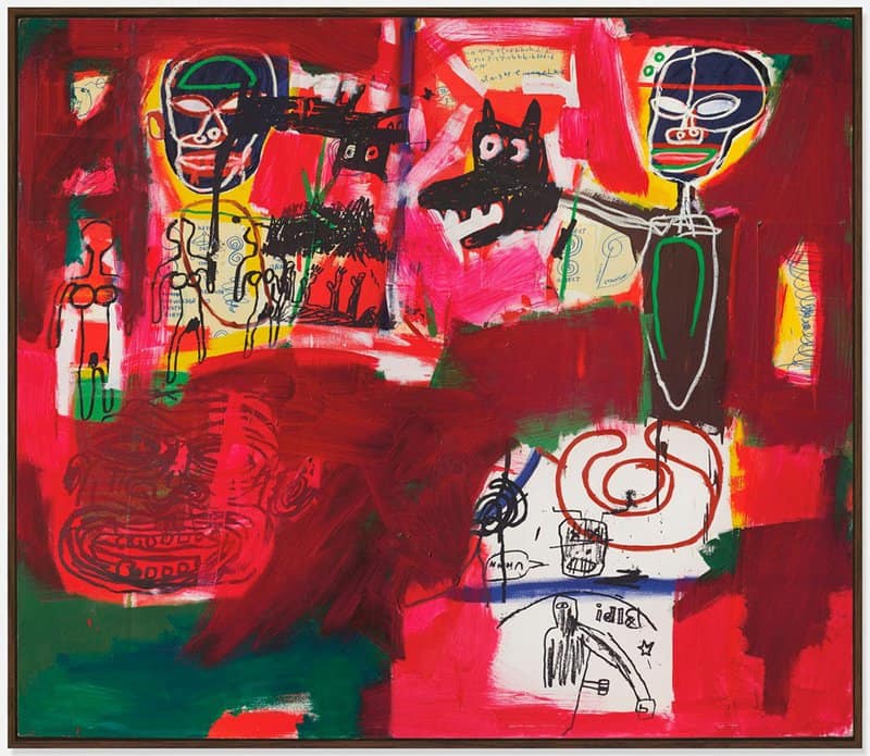 Jean-Michel Basquiat: Sabado Por La Noche (Saturday Night) 1984 premium reproduction printed or painted