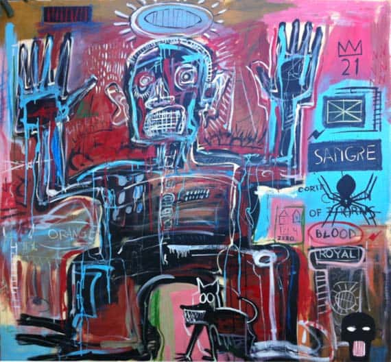 Jean-Michel Basquiat: Sangre premium reproduction printed or painted