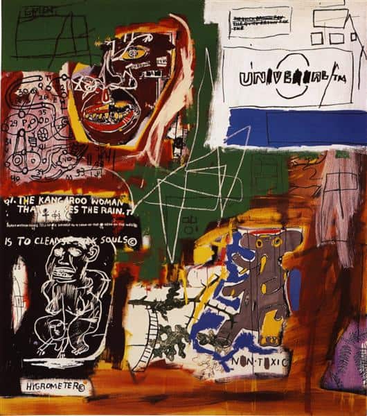 Jean-Michel Basquiat: Sienna premium reproduction printed or painted