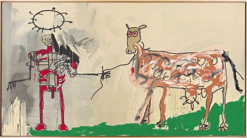 Jean-Michel Basquiat: The Field Next To The Other Road premium reproduction printed or painted