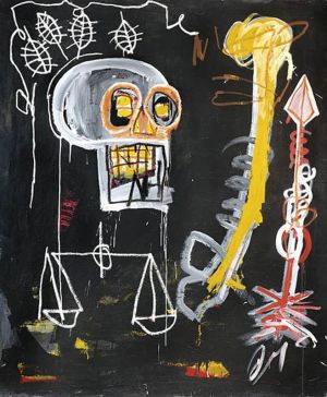 Jean-Michel Basquiat: Untitled 1982 - Iconic Expression wall art