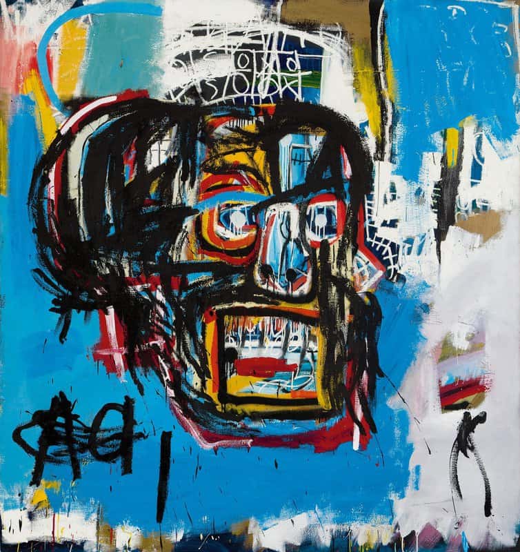 Jean-Michel Basquiat Untitled 1982 - Sales Record premium reproduction printed or painted
