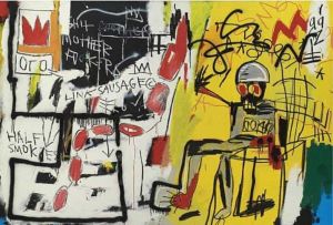 Jean-Michel Basquiat's Untitled: Electric Chair, 1981-82 wall art