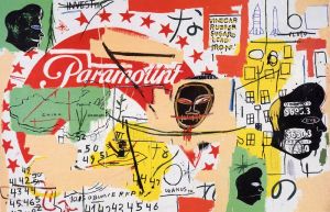 Jean-Michel Basquiat and Andy Warhol - Paramount Collaboration wall art