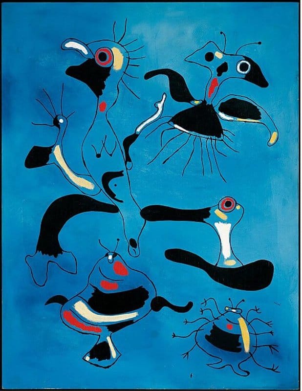 Joan Miró: Birds and Insects, 1938 premium reproduction