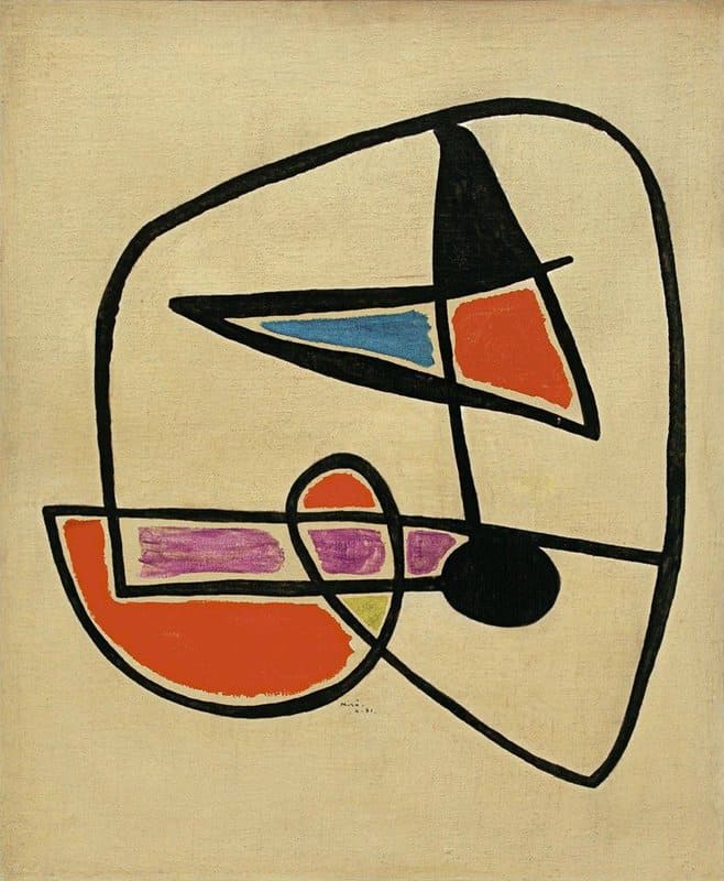 Joan Miró: Cabeza de Hombre III (1938) premium reproduction