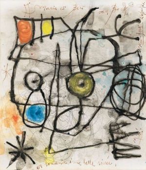 Joan Miró: Vibrant Composition, 1961 wall art
