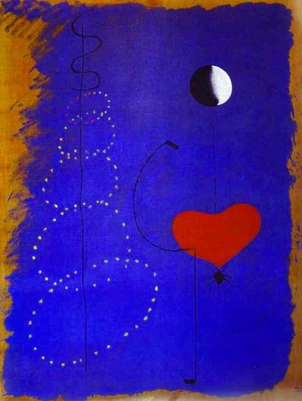Joan Miró: The Dancer, 1925 premium reproduction