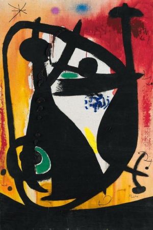 Joan Miró - Femme Oiseaux Etoile 1 (1967) wall art