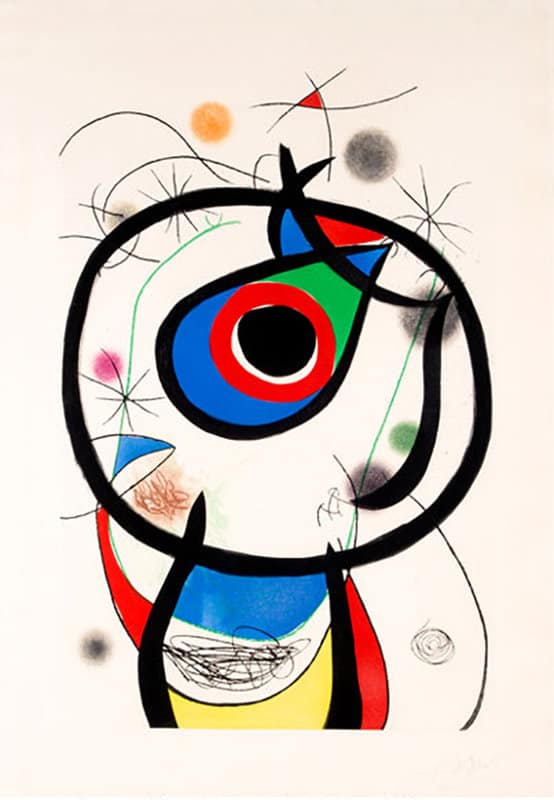 Joan Miró: Galatea - 1976 premium reproduction
