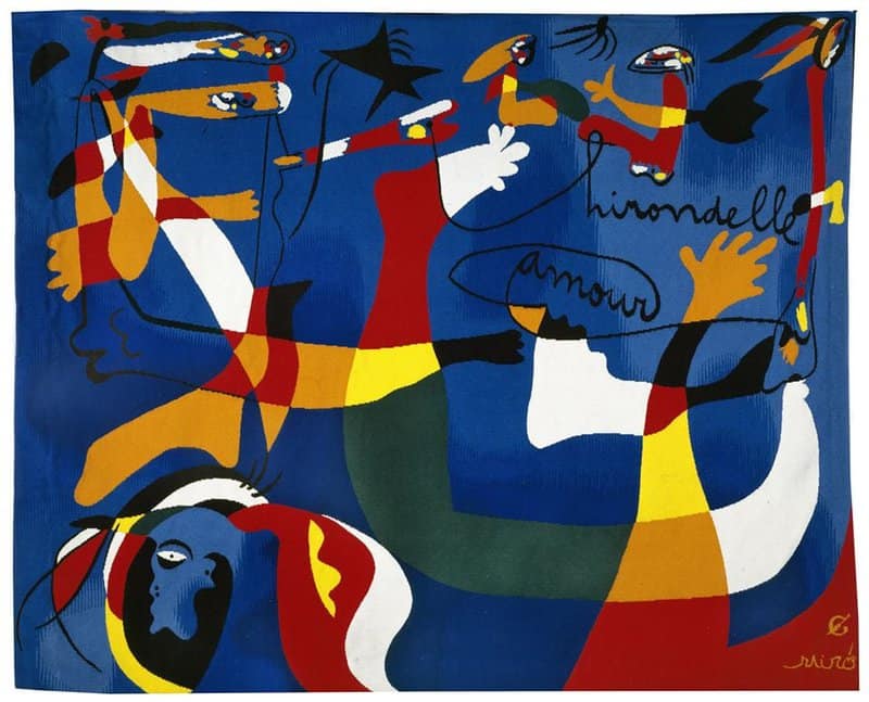 Joan Miró: Hirondelle Amour (1980) premium reproduction