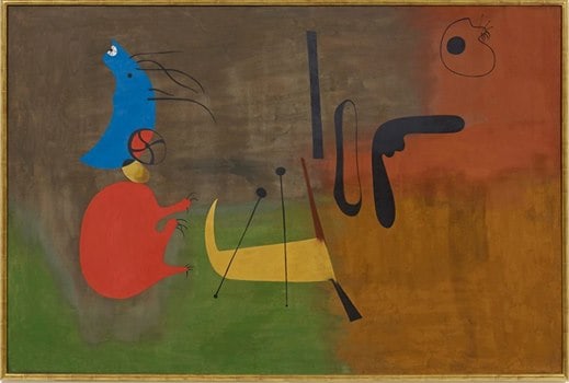 Joan Miró Painting – March 13, 1933 premium reproduction printed or painted