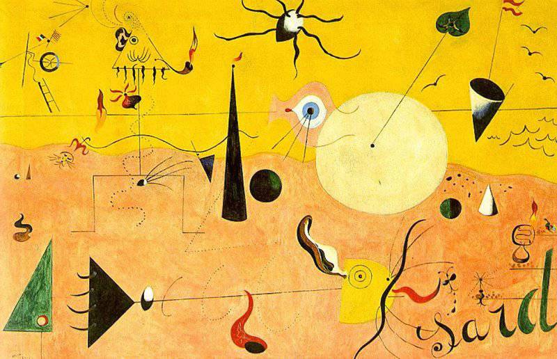 Joan Miró: Paysage Catalan - Le Chasseur premium reproduction