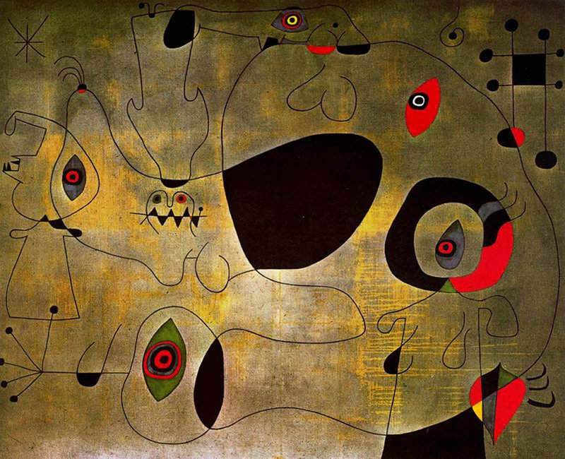 Joan Miró: The Harbor - A Surreal Masterpiece premium reproduction printed or painted