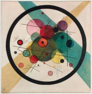 Kandinsky - Circles in a Circle wall art