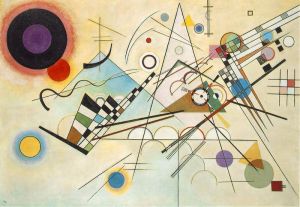 Kandinsky's Abstract Symphony: Composition VIII wall art