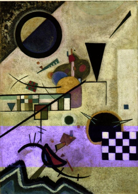Kandinsky: Contrasting Sounds premium reproduction