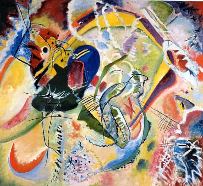 Kandinsky: Improvisation 35 premium reproduction