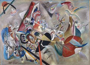 Kandinsky In Grey wall art