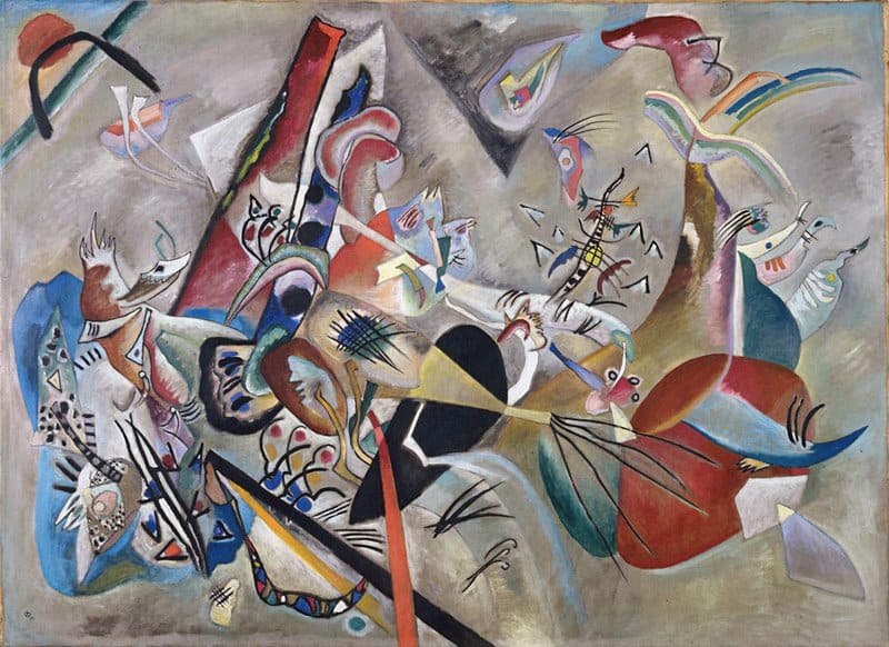 Kandinsky In Grey premium reproduction