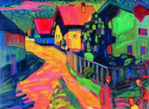 Kandinsky: Murnau Street with Women wall art