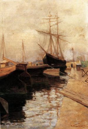 Kandinsky Odessa Harbor artwork on canvas