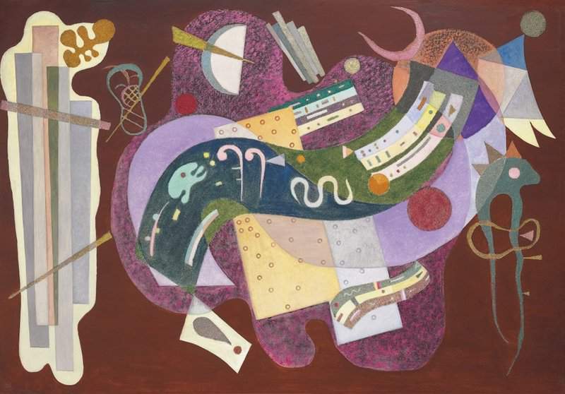Wassily Kandinsky: Rigide Et Courbe premium reproduction