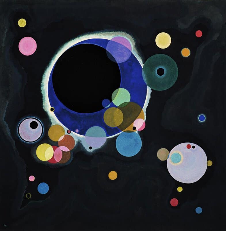 Kandinsky: Several Circles premium reproduction