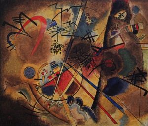 Kandinsky's Small Dream in Red – Abstract Masterpiece wall art