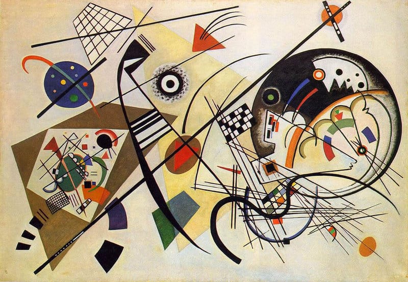 Kandinsky's Transverse Line premium reproduction