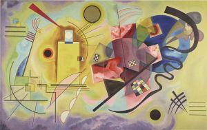 Kandinsky Yellow Red Blue 1925 artwork on canvas