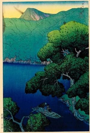 Kawase Hasui's Tsuta Marsh at Mutsu, 1919 wall art