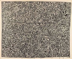 Keith Haring: August 15, 1983 Artwork wall art