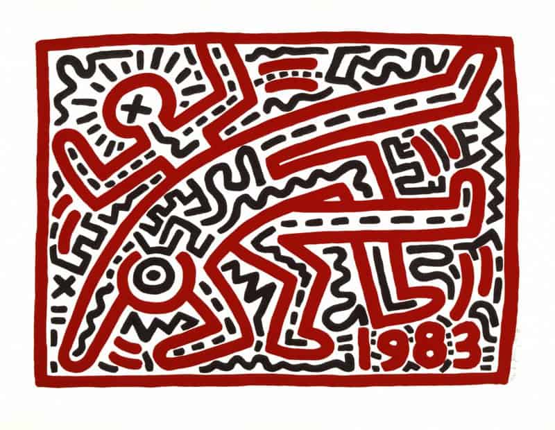 Keith Haring: Vibrant Expression at Bozar premium reproduction