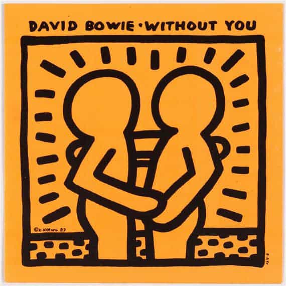 Keith Haring: David Bowie Without You premium reproduction