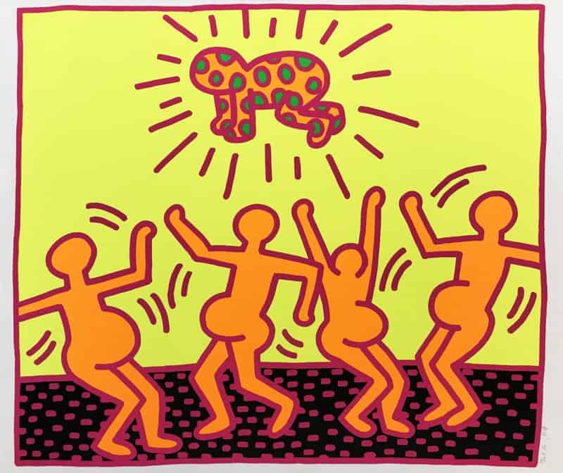 Keith Haring: Celebration of Life premium reproduction printed or painted