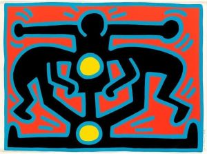 Keith Haring: Growing 3 wall art