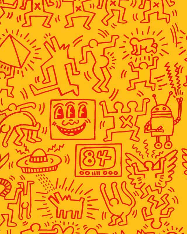 Keith Haring: Vibrant Rhythms premium reproduction printed or painted