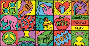 Keith Haring: Ignorance Equals Fear wall art