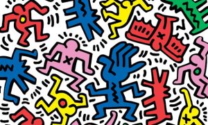 Keith Haring's Iconic Figures wall art