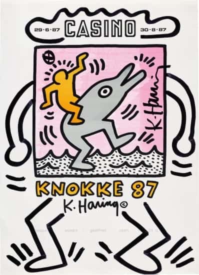 Keith Haring: Knokke 1987 premium reproduction