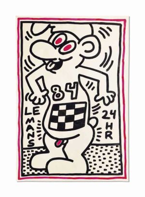 Keith Haring: Le Mans 24 HR wall art