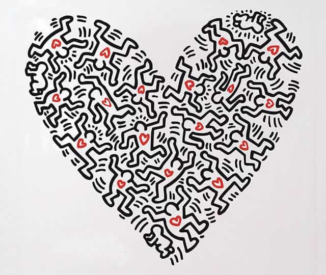 Keith Haring: Love It All premium reproduction printed or painted
