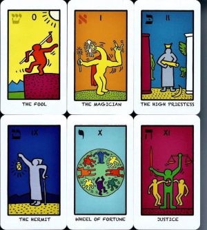 Keith Haring: Tarot Cards Reimagined wall art