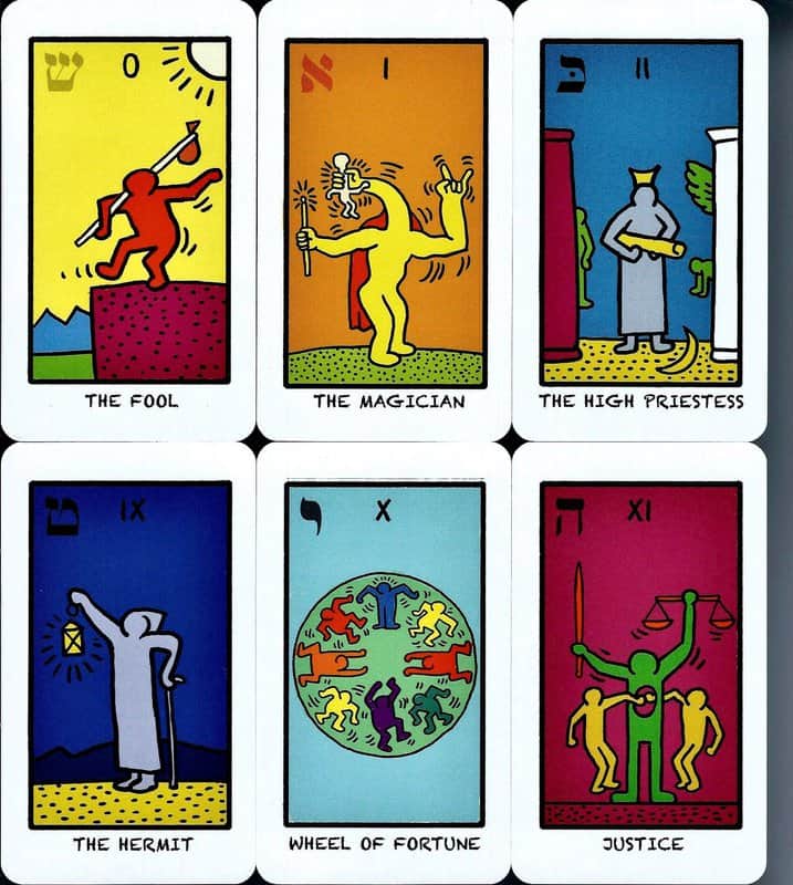 Keith Haring: Tarot Cards Reimagined premium reproduction