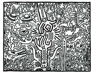 Keith Haring: The Marriage of Heaven and Hell wall art