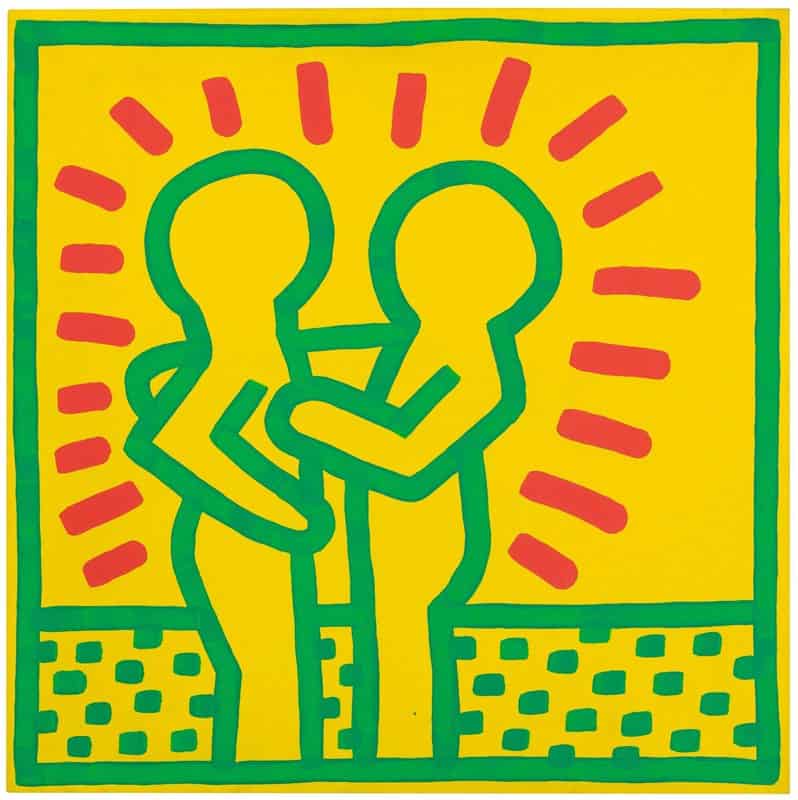 Keith Haring: Untitled, 1983, Napoli premium reproduction