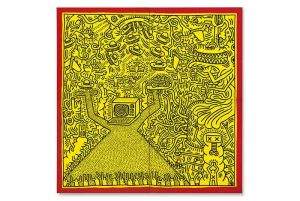 Keith Haring Untitled - Dynamic Expressions in Four Parts wall art