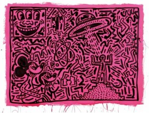 Keith Haring Untitled 1982 wall art
